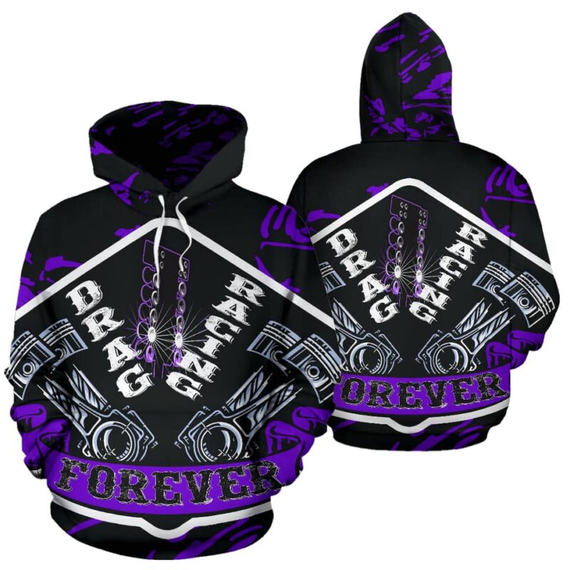 AOP Drag Racing Forever Hoodie NEW Purple 1.jpg