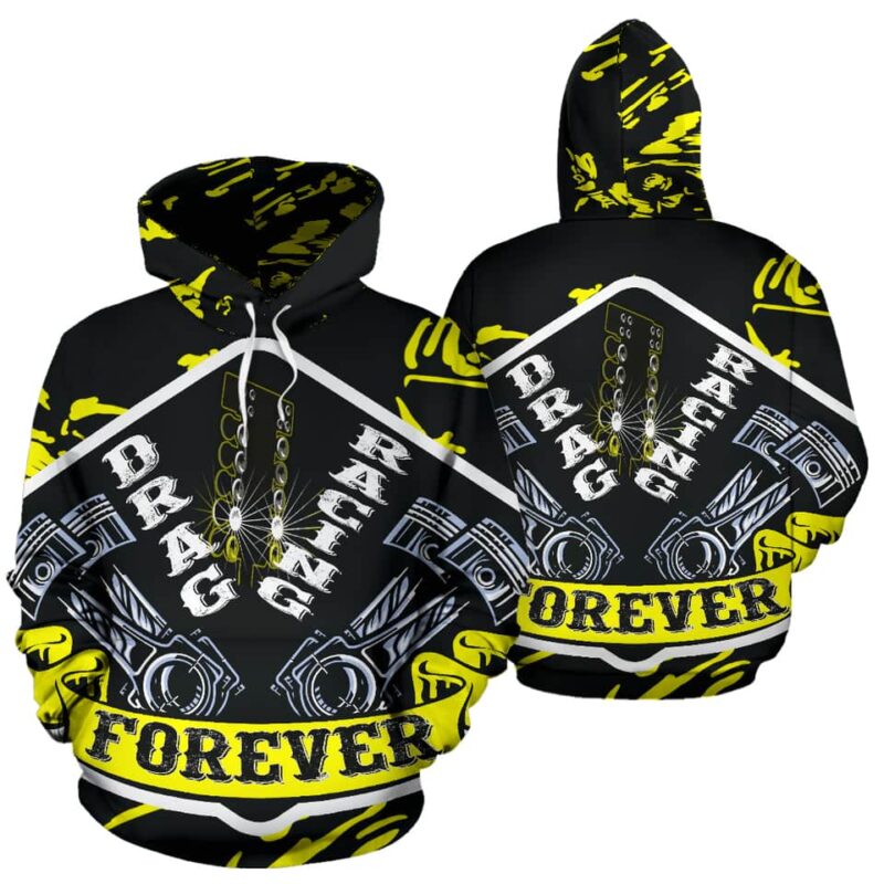 AOP Drag Racing Forever Hoodie NEW Yellow 1.jpg