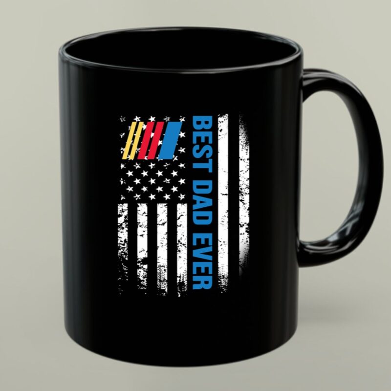 American Flag Best Dad Ever Nascar For 4th Of July 1 mug.jpg
