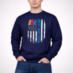 American Flag Best Dad Ever Nascar For 4th Of July 5 Long Sleeves.jpg