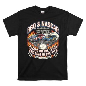 BBQ and Nascar Dad 1 T Shirt.jpg