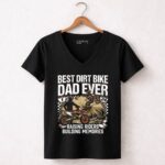 Best Dirt Bike Dad Ever 4 Womens V Neck.jpg
