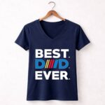 Best Nascar Dad Ever 2 Womens V Neck.jpg