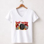 Best Racing Dad 5 Womens V Neck 1.jpg
