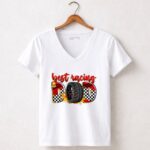 Best Racing Dad 5 Womens V Neck.jpg