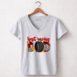 Best Racing Dad 6 Womens V Neck.jpg