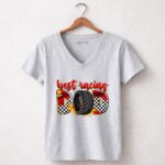 Best Racing Dad 7 Womens V Neck.jpg