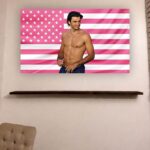 Carlos Sainz Pink US Flag Formula One Racing Outdoor Flag 1.jpg