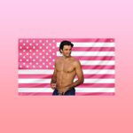 Carlos Sainz Pink US Flag Formula One Racing Outdoor Flag 2.jpg