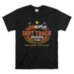 Checkered Flag Dirt Track 1 T Shirt.jpg