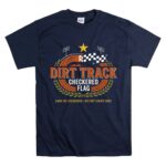 Checkered Flag Dirt Track 5 T Shirt.jpg