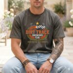 Checkered Flag Dirt Track Comfort Colors T Shirt 4.jpg