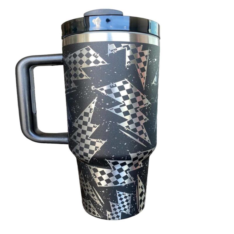 Checkered Flag Lightning Racing Tumbler 1.jpg