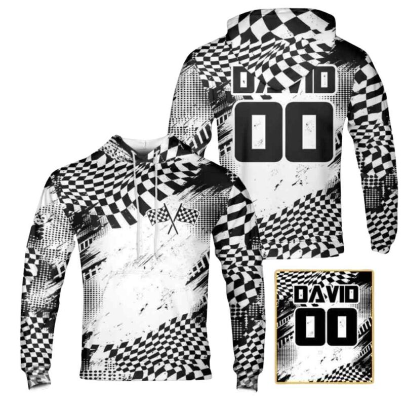 Custom Checkered Racing Flag Motorsports All Over Print Hoodie 1 1.jpg