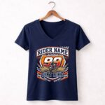 Custom Dirt Bike Name 2 Womens V Neck.jpg