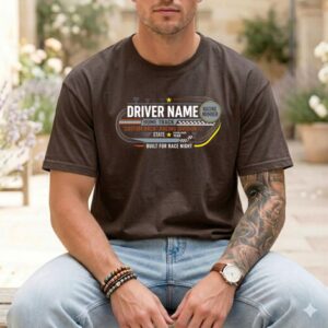 Custom Dirt Track Comfort Colors T Shirt 1.jpg