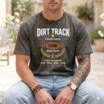 Custom Dirt Track Family Comfort Colors T Shirt 4.jpg