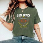 Custom Dirt Track Family Comfort Colors T Shirt 9.jpg
