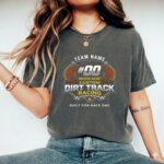 Custom Dirt Track Racing Comfort Colors T Shirt 7.jpg