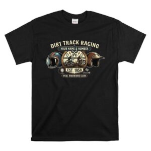 Custom Dirt Track Racing Personalized Name Number 1 T Shirt.jpg