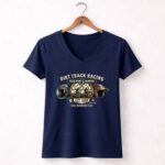 Custom Dirt Track Racing Personalized Name Number 2 Womens V Neck.jpg