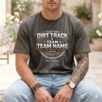 Custom Dirt Track Team Comfort Colors T Shirt 4.jpg