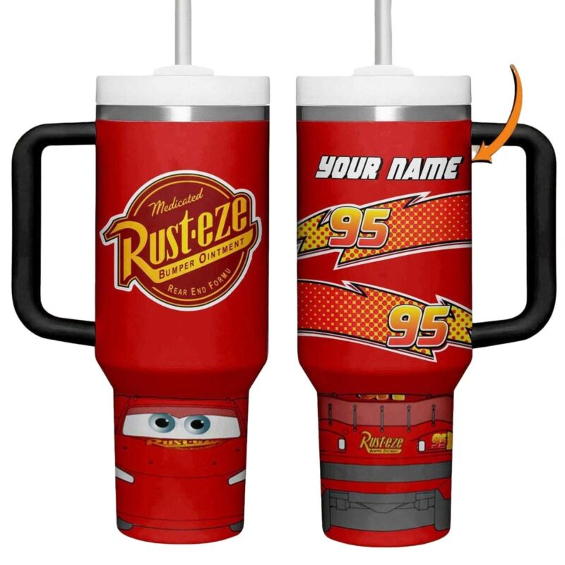 Custom Disney Cars Lightning McQueen 40Oz Tumbler 1.jpg