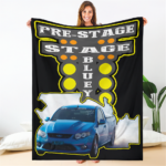 Custom Drag Racing Blanket Personalized Suede Fleece Racing Throw 2.png