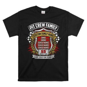 Custom Family Name Pit Crew Family Racing 1 T Shirt.jpg