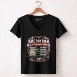 Custom Family Name Race Day Crew 4 Womens V Neck.jpg