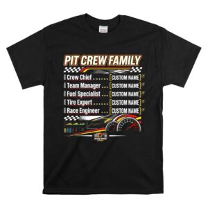 Custom Family Pit Crew Racing Team 1 T Shirt.jpg