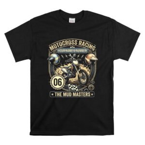 Custom Motocross Racing Shirt Personalized Name and Number 1 T Shirt.jpg