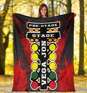 Custom Name Drag Racing Blanket 1.jpg