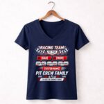 Custom Name Family Pit Crew 2 Womens V Neck.jpg