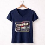 Custom Name Number and Year Race Dad Pit Crew 2 Womens V Neck.jpg