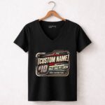 Custom Name Number and Year Race Dad Pit Crew 4 Womens V Neck.jpg