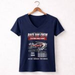 Custom Name Race Day Crew Family 2 Womens V Neck.jpg