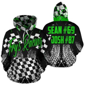 Custom Name and Number Frys Racing All Over Print Hoodie 1 1.jpg