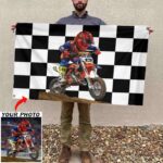 Custom Photo Checkered Motocross Dirt Bike Racing Kids House Flag 2.jpg