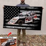 Custom Photo Modified Stock Car Racing Flag American House Flag 1.jpg