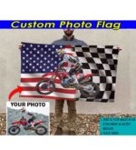 Custom Photo Motocross Racing Gifts For Dirt Bikers House Flag 1.jpg