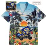 Custom Photo Sprint Car Racing Beach Summer Hawaiian Shirt 1.jpg