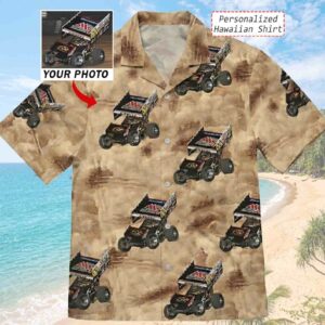 Custom Photo Sprint Car Racing Hawaiian Shirt 1.jpg