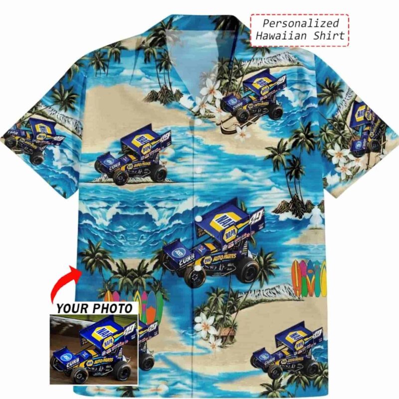 Custom Photo Sprint Car Racing Island Tropical Hawaiian Shirt 1.jpg