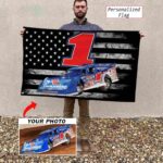 Custom Photo and Number Late Model Car Dirt Track Racing House Flag 2.jpg
