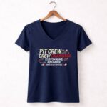 Custom Pit Crew Grandma 2 Womens V Neck.jpg