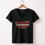Custom Pit Crew Mom 4 Womens V Neck.jpg
