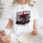 Custom Racing Personalized Checkered Flag 3 T Shirt.jpg