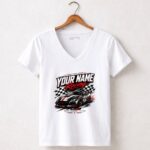 Custom Racing Personalized Checkered Flag 5 T Shirt.jpg