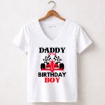 Daddy Of The Birthday Boy Formula 5 Womens V Neck.jpg